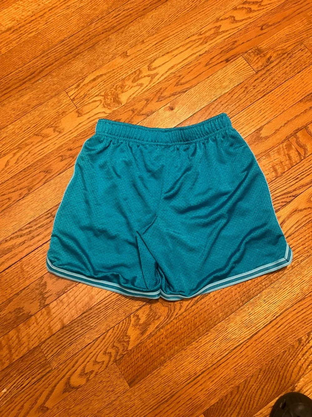 Nike Dri-FIT Mesh Basketball Shorts Size L Teal - Picture 3 of 7